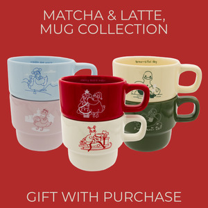 Matcha Latte Ducks On Holiday: Matcha & Latte Mug Collection with Free Gift