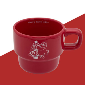 Matcha & Latte Stackable mugs - Merry Quack'mas