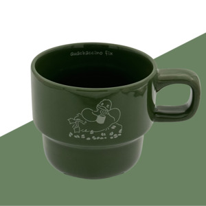 Matcha & Latte Stackable mugs - Quackaccino Fix