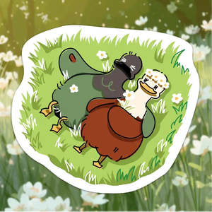 Matcha Latte Lay On Grass