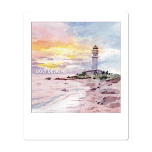 Watercolor Landscapes: Insta Memory - Lighthouse