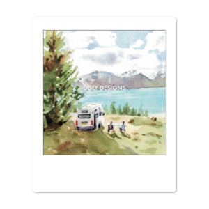 Watercolor Landscapes: Insta Memory - Lakeside