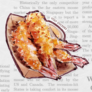 Fish N Chips: Crumbed Prawns