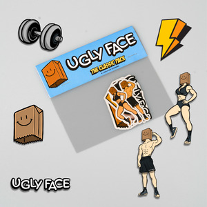 UGLYFACE® STICKER PACK | CLASSIC