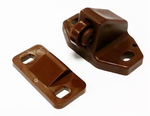Catches, Hinges & Latches: Roller Catch - Brown