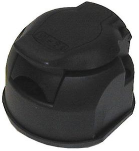 Chassis & Towing: 13 Pin Female Black S Trailer Plug Socket