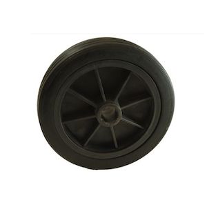 Chassis & Towing: Maypole Jockey Wheel Spare Plastic Wheel with Rubber Tyre