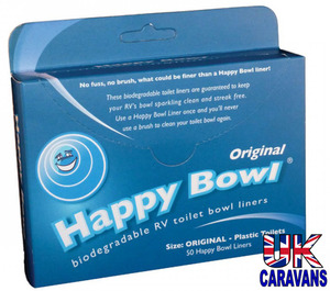 Cleaning & Additives: Happy Bowl Toilet Liners 50pk
