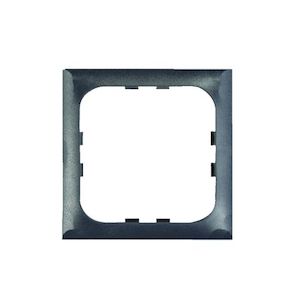 Electrical & Lighting: C-Line Black 1 Way Face Plate Squared