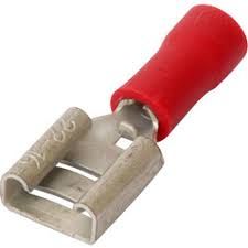 Electrical & Lighting: Female Spade Terminal 2.5-3mm 20pk Red