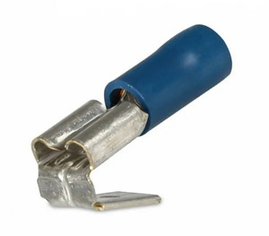 Electrical & Lighting: 2-way Spade Terminal 4mm 12pk Blue