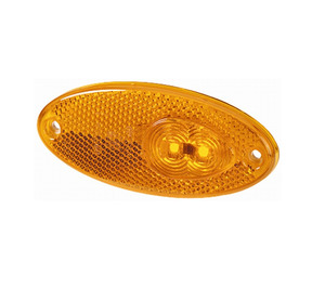 Electrical & Lighting: Hella Oval LED Side Marker Light Amber Offset