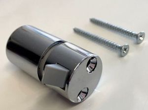 Swift Chrome Mirror Cupboard Catch Lock