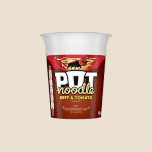 Pot Noodle Beef and Tomato 90g (Best Before 30/9/24)