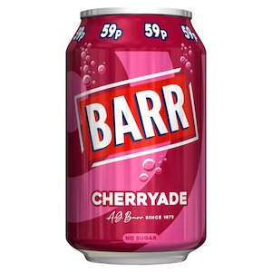 cherry: BARR Cherryade (no sugar) 330ml