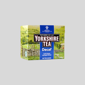 Teas: Taylors Yorkshire Tea Decaf 80pk