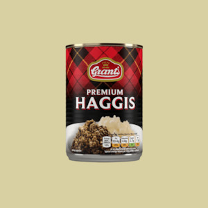 Imperfection Section: Grant's Premium Haggis 392g (dented cans)