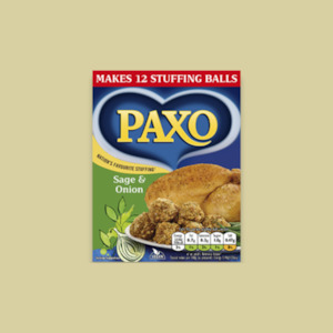 Imperfection Section: Paxo Sage & Onion Stuffing 170g Damaged/Dented Boxes