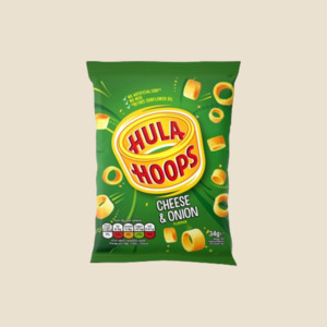 Hula Hoops Cheese & Onion 34g