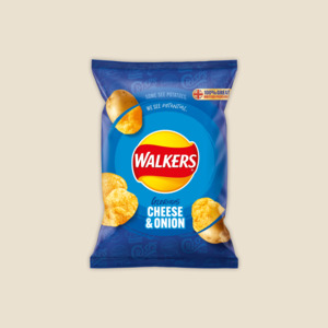 New: Walkers Glorious Cheese & Onion 32.5g (BB:13/12/25)