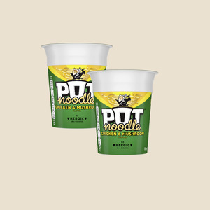 Pot Noodle Chicken and Mushroom 90g (Multi-Deal) (BB: 31/01/26)