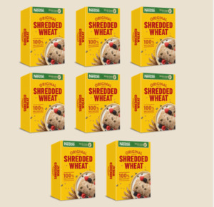Stock Clearance: Nestle Shredded Wheat 16pk x 8 Units (BB: 31/03/25 or 30/04/25)