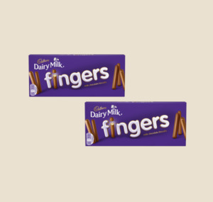 Stock Clearance: Cadbury Milk Chocolate Fingers 114g (Multi-Deal) (BB: 17/01/26 or 21/3/26)
