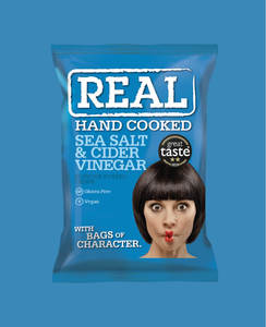 REAL Crisps Sea Salt & Cider Vinegar 35G