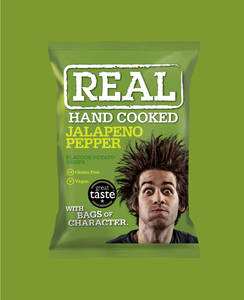 New: REAL Crisps Jalapeno Pepper 35G