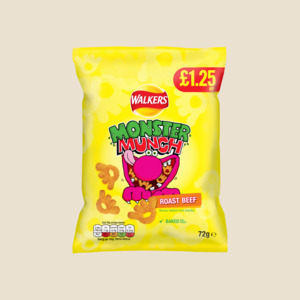 New: Monster Munch Roast Beef 40G