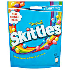 Vegan Confectionery: Skittles Tropical 136g