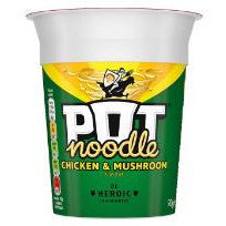 Products: Pot Noodle Chicken & Mushroom 90g 31/8/26
