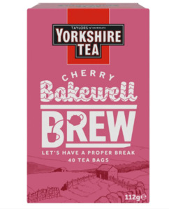 Products: Yorkshire Tea Cherry Bakewell Brew 40 Tea Bags