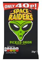 Vegan Crisps: Space Raiders Pickled Onion 25g BBD 7/12/24