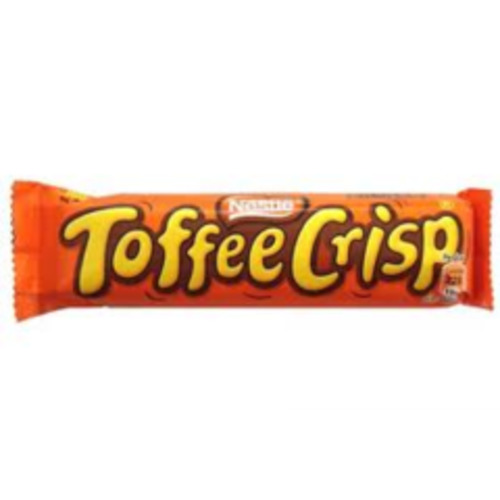 Products: Nestle Toffee Crisp BBD 30/9/26