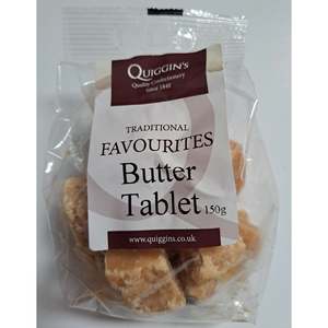 Quiggin's Traditional Favourites Butter Tablet 150g