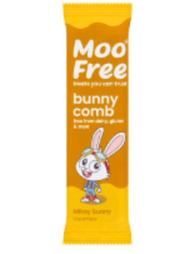Vegan Confectionery: Moo Free Bunnycomb 20g BBD 11/2/27