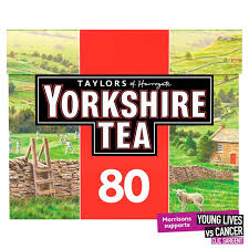 Taylors: Yorkshire Tea 80s-Made in UK !!! Proper Tea Bags- NO TAGS HERE!!!
