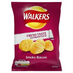 Back In Stock: Walkers Smoky Bacon 32.5g- B.B.D 25/10/25