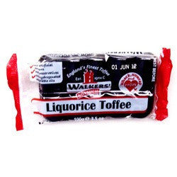 Sweets: Walker's Nonsuch Liquorice Toffee Bar 100g