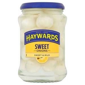 Christmas: Haywards Silverskin Sweet Onions - Sweet & Mild 400g -B.B.D Oct 25