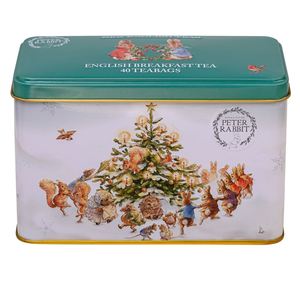 Christmas: New England Teas- Peter Rabbit Christmas- 40 Teabags English Breakfast Tea
