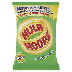 Hula Hoops Cheese & Onion 34g - B.B.D 14/3/26