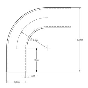 25.4 mm 90° Uni AS1528.3