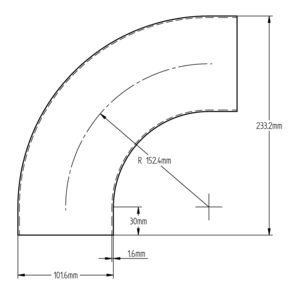 Products: 101.6 mm 90° Uni AS1528.3
