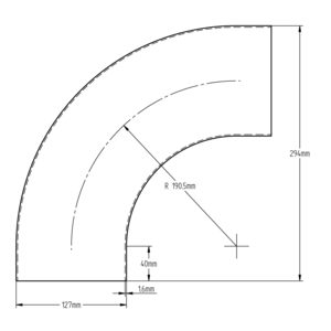127 mm 90° Uni AS1528.3