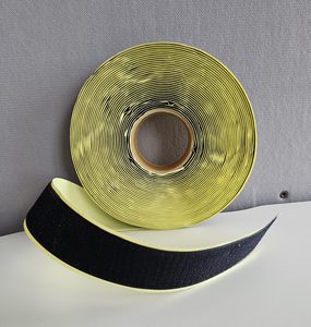 Products: Black Adhesive Hook & Loop Tape – 50mm x 18m