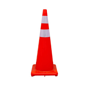 Safety Barrier Tapes: Orange Road Cones – 900mm Slim Body
