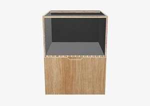 Open Shelf and 1-Drawer Dishwasher Kitchen Base Cabinet - Ultimate Building Supplies