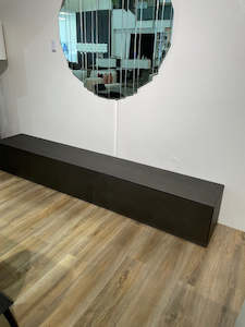 Clearance: Materia TV unit Peltro X-glass WAS $6230 - NOW $4050